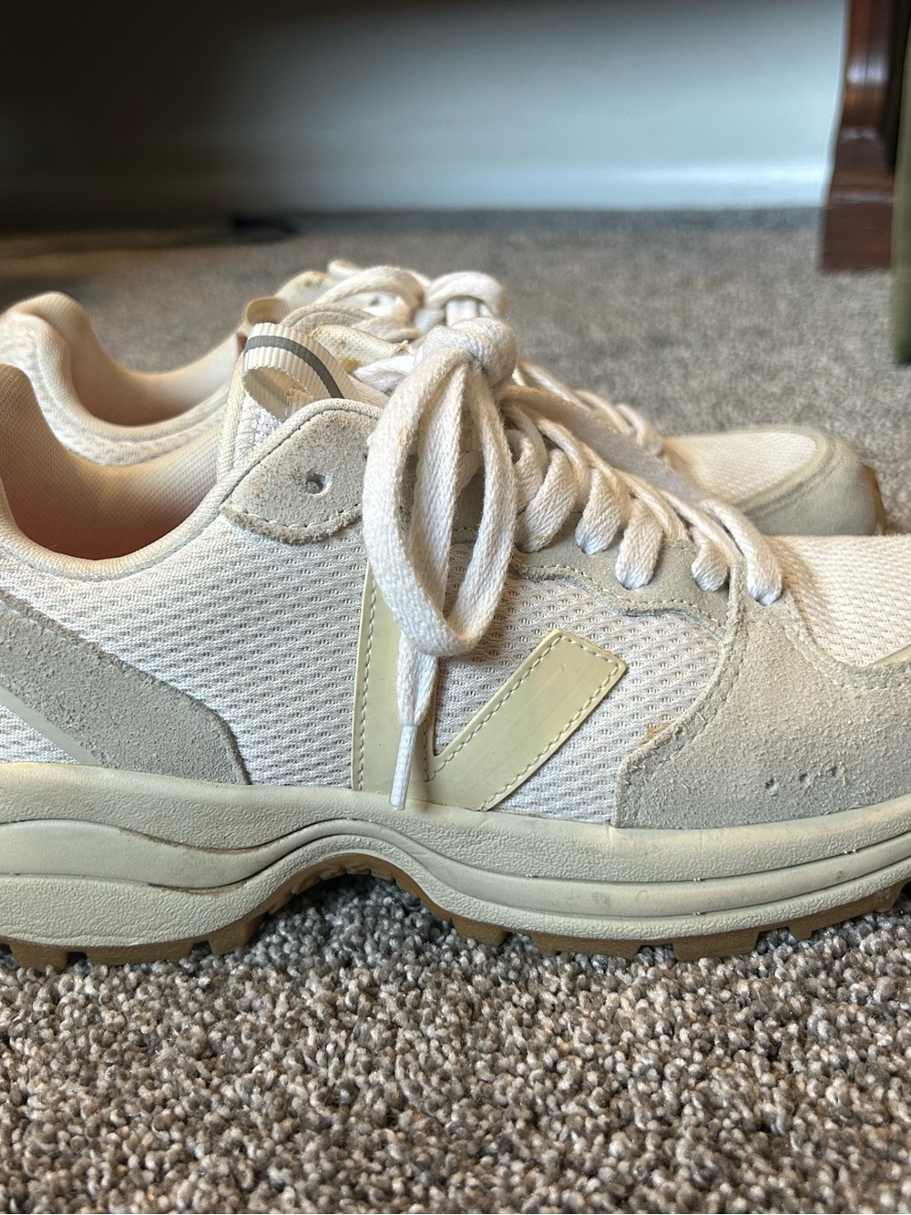 Veja Cream White Sneakers